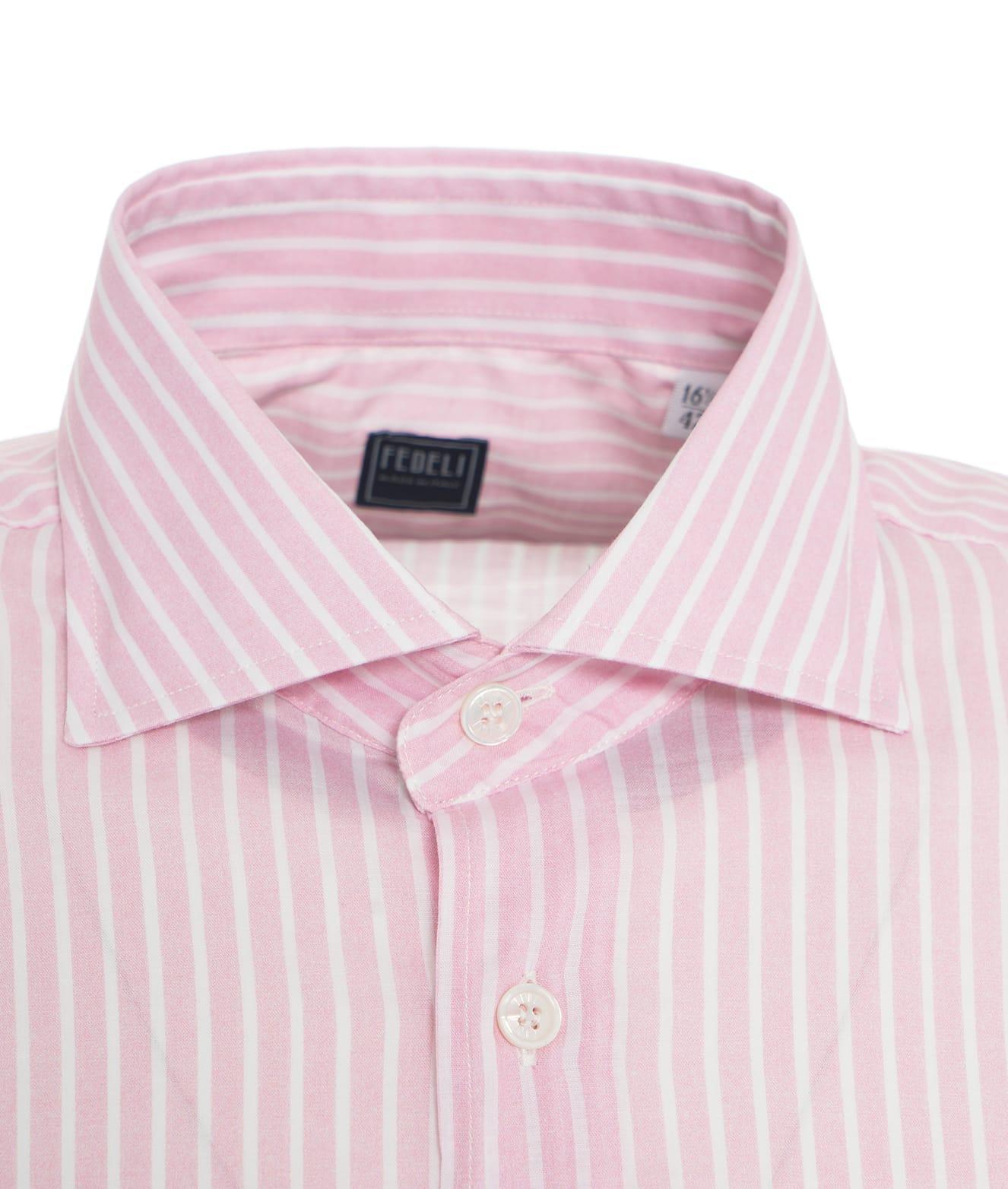 Fine cotton shirt with stripes Product Image