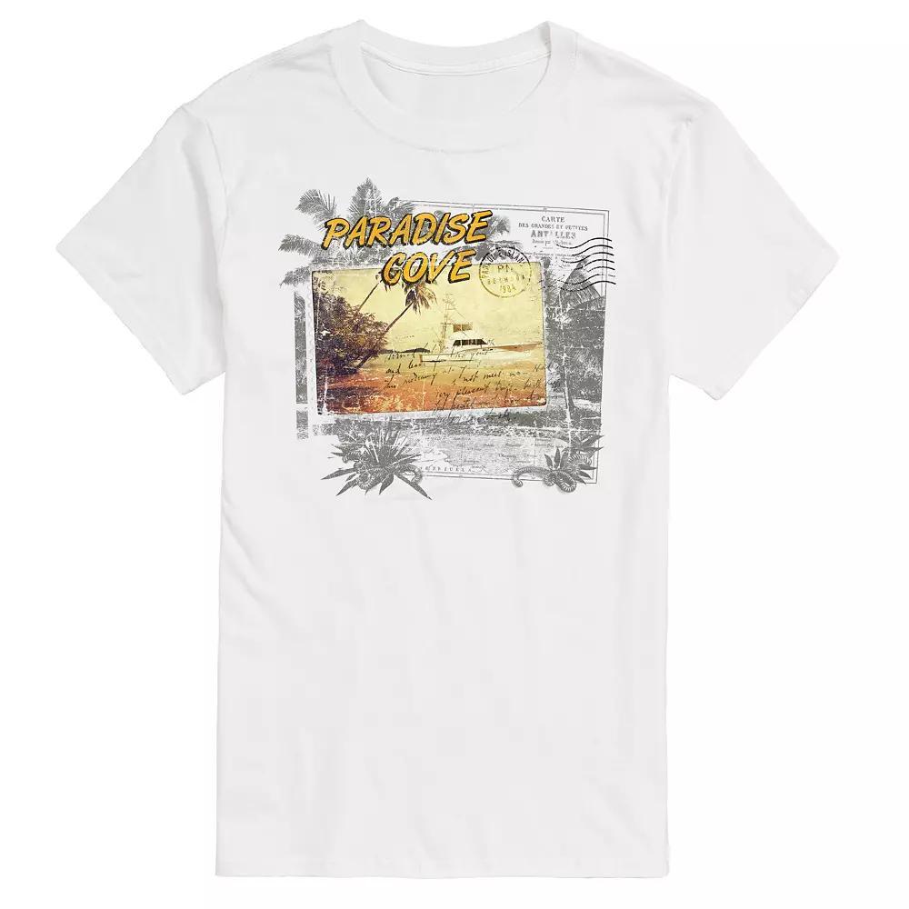 Big & Tall Paradise Cove Postacard Tee, Men's,  Product Image