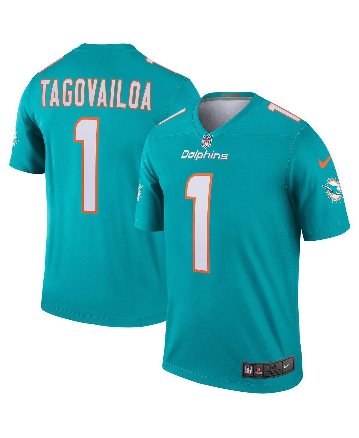 Mens Nike Tua Tagovailoa Aqua Miami Dolphins Legend Jersey Turquoise A Product Image