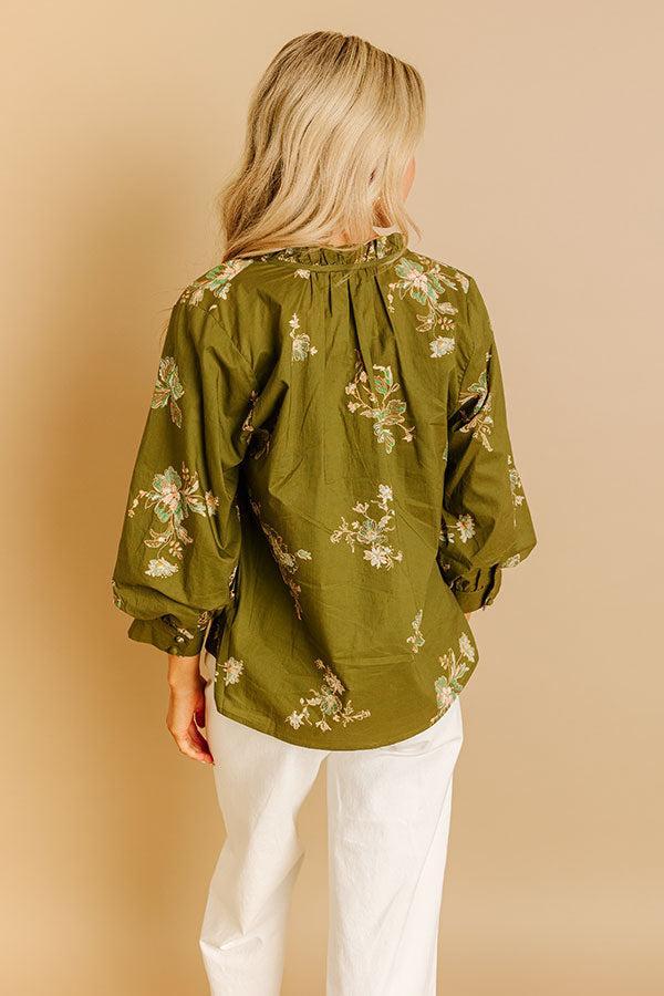 Pretty As A Peony Floral Top Product Image