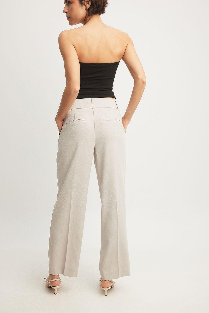 Loose Mid Waist Trousers Product Image
