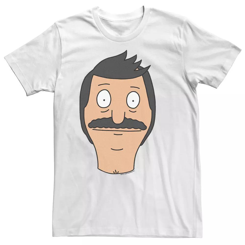 Men's Bob's Burgers Bob Big Face Portrait Tee, Size: XXL, White Product Image