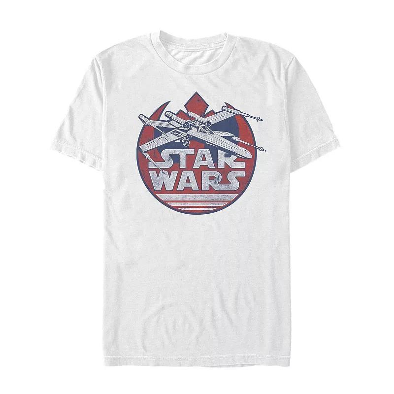 Men's Star Wars Cartoon Street Art Tee, Size: XL, White Product Image