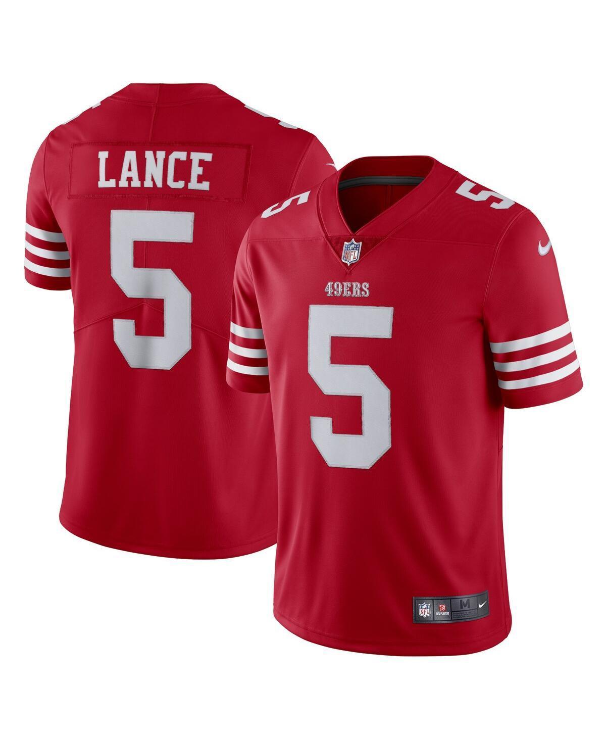 Nike Mens Trey Lance San Francisco 49ers Vapor Limited Jersey - Scarlet Product Image