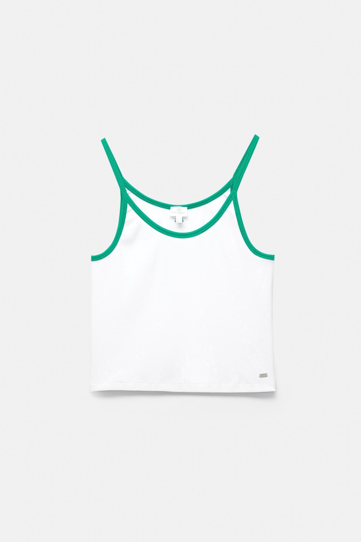 Strappy top with contrast trims Product Image