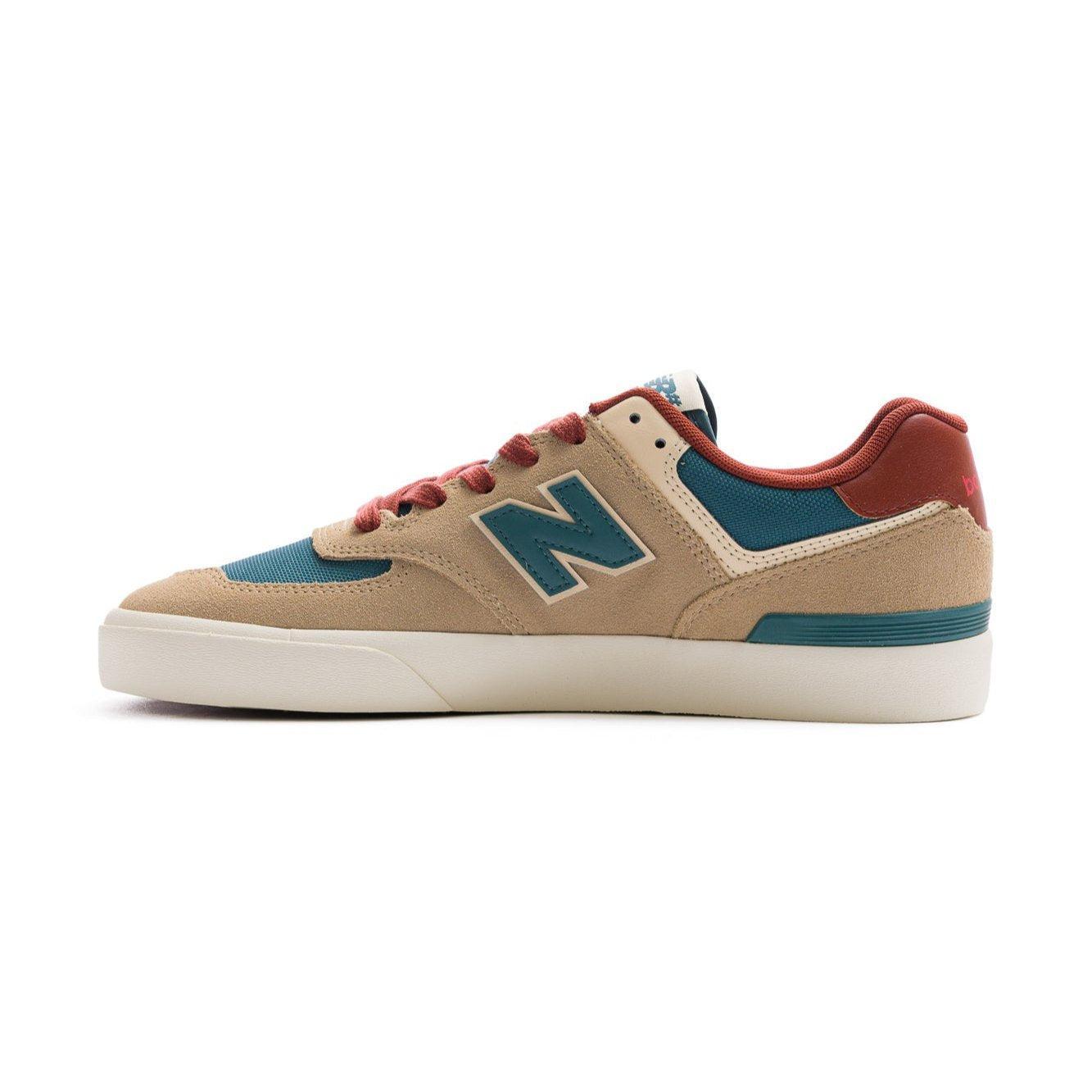 New Balance Numeric 574 Vulc - Tan with Forest Green Product Image