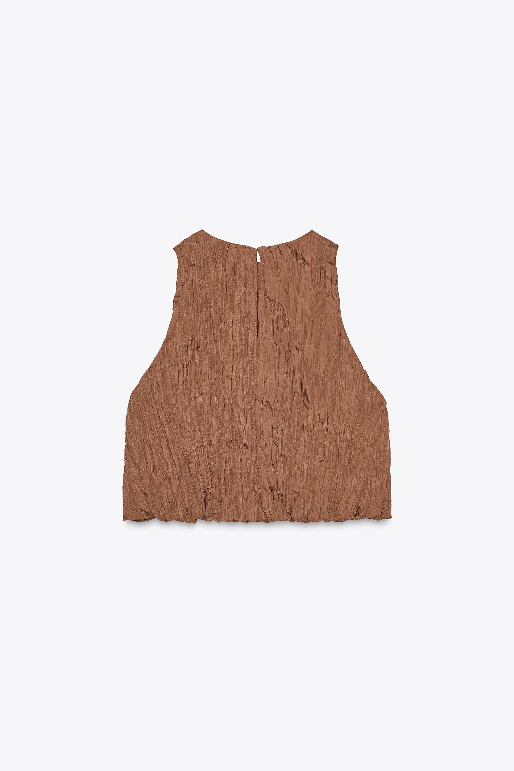 WRINKLED EFFECT BALLOON TOP Product Image