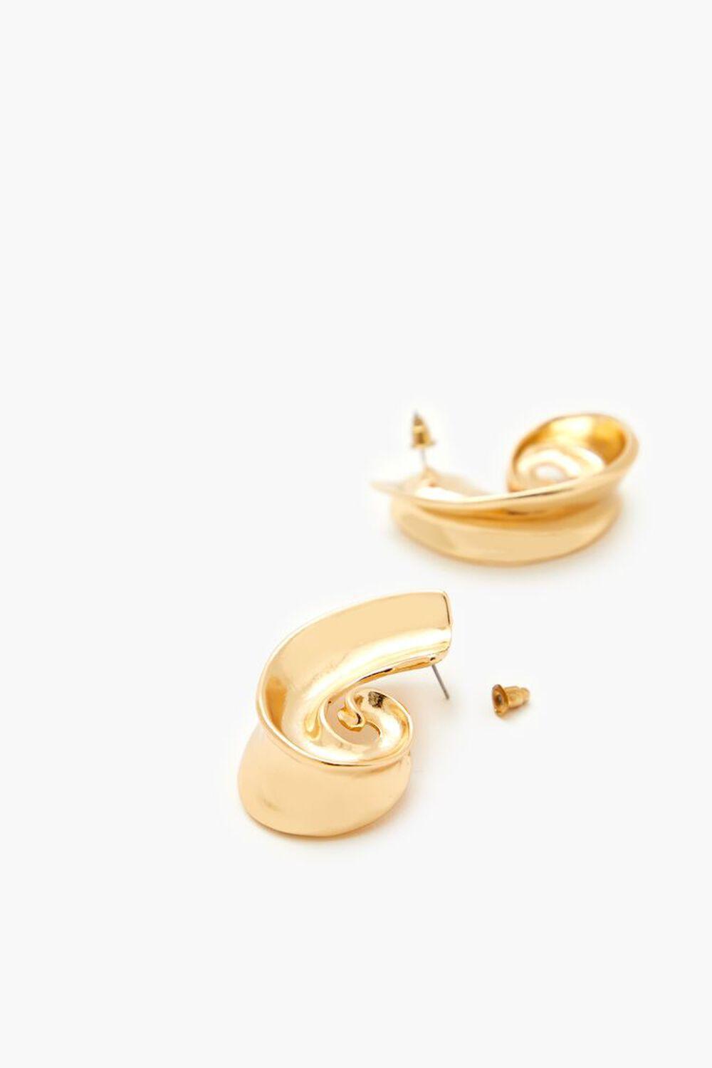 Spiral Seashell Drop Earrings | Forever 21 Product Image