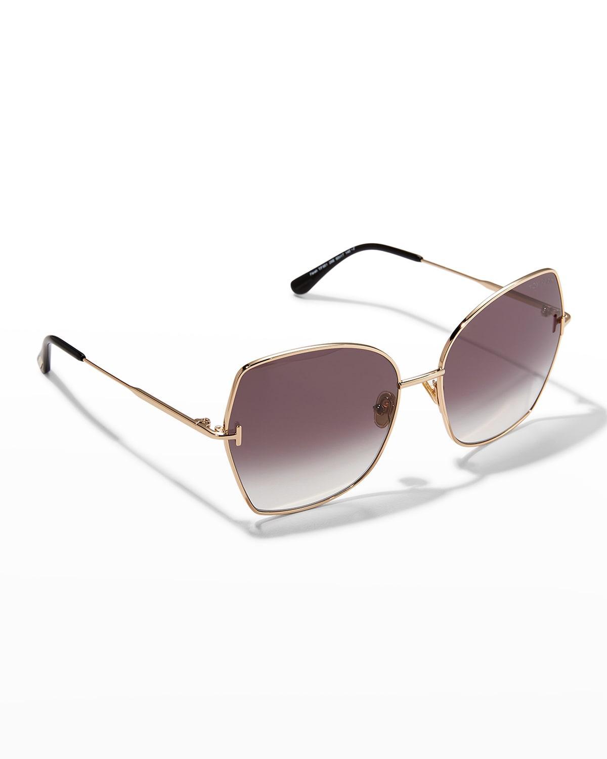 Farah Metal-Plastic Butterfly Sunglasses Product Image