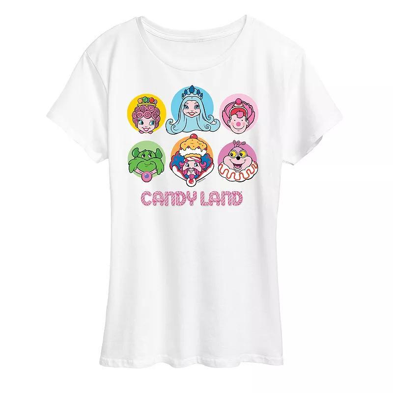 Womens Candy Land Character Grid Graphic Tee by Hasbro Product Image