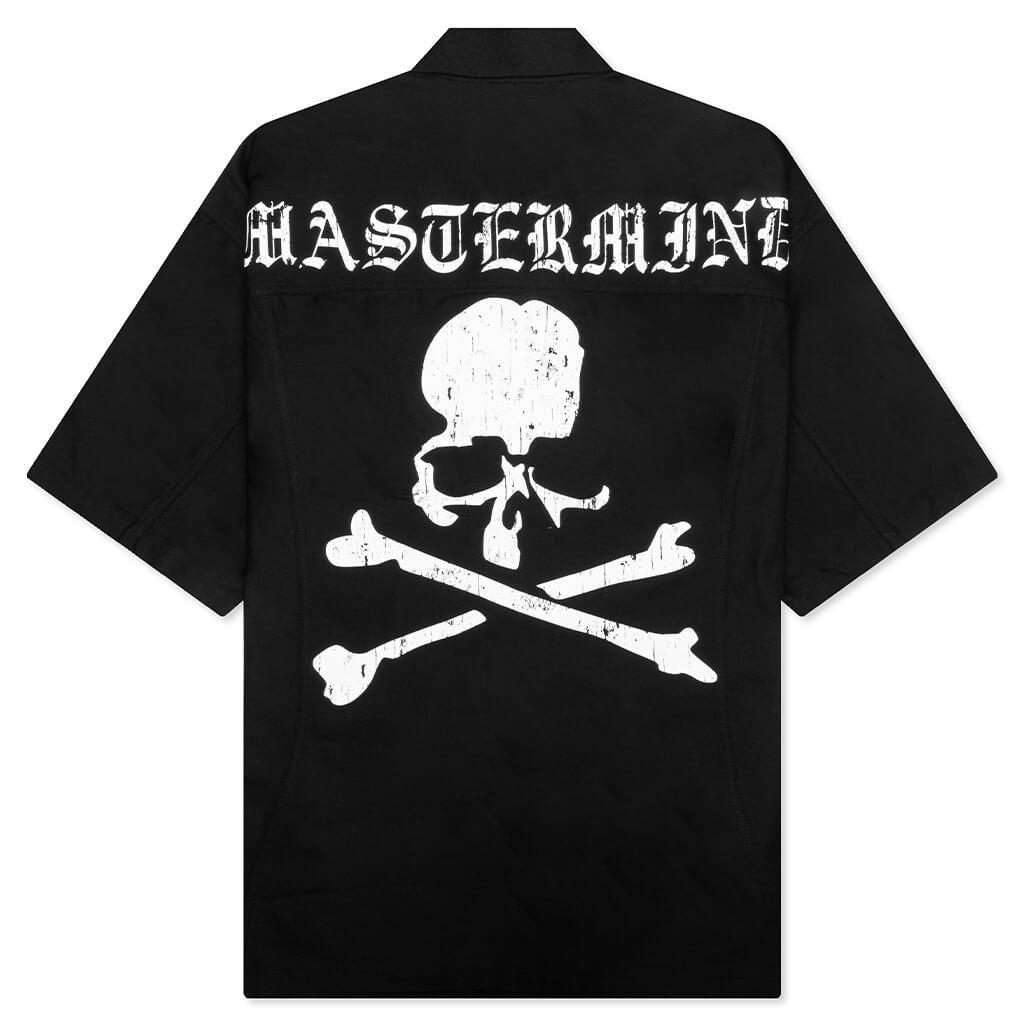 S/S Oxford Shirt - Black Male Product Image