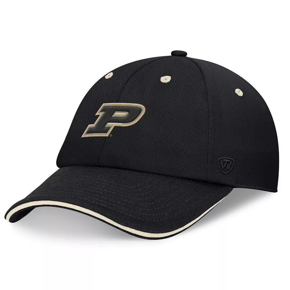 Men's Top of the World Black Purdue Boilermakers Release Adjustable Hat Product Image