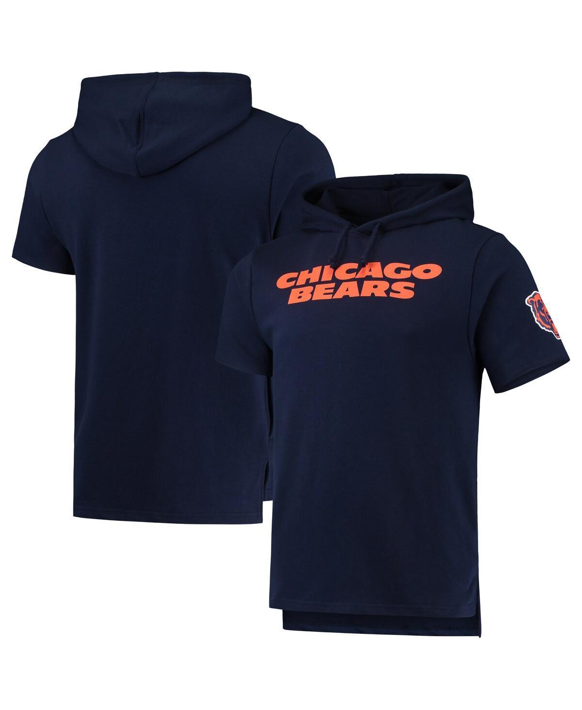 Mens Mitchell & Ness Navy Chicago Bears Game Day Hoodie T-shirt Product Image