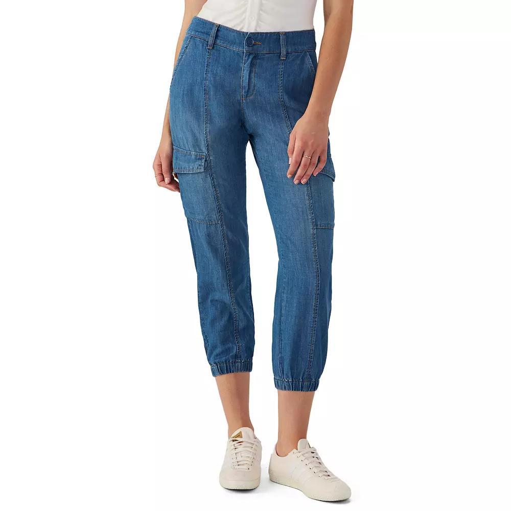 Women's Modern Supply by Sanctuary Equip Tapered Leg Cargo Pants, Size: 30, Medium Blue Product Image