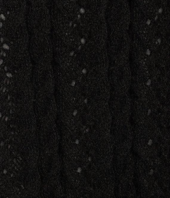 Chelsea & Violet Polly Fuzzy Polyester Button Front Long Sleeve Cardigan Product Image