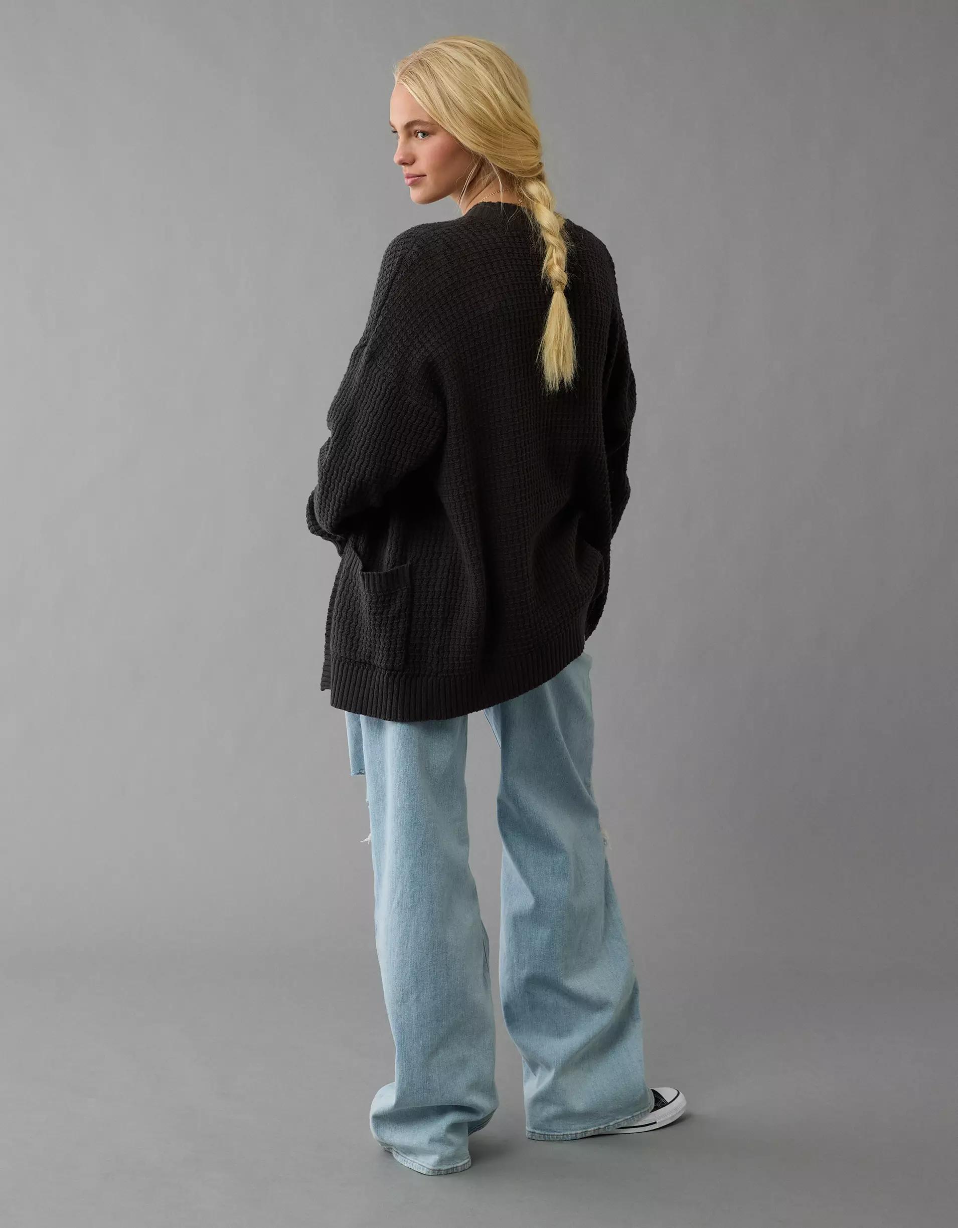 AE Open Stitch Cardigan Product Image