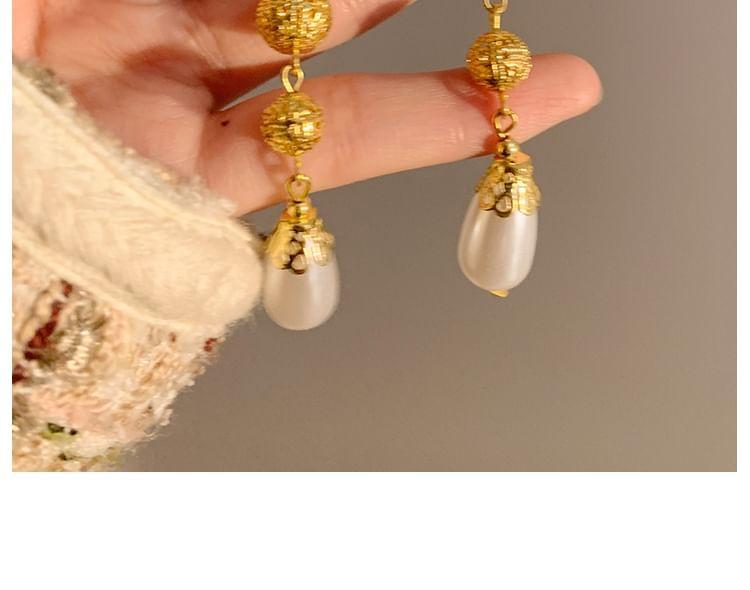 Faux Pearl Drop Earring Product Image