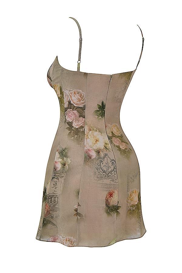 Christiana Vintage Floral Mini Dress Product Image