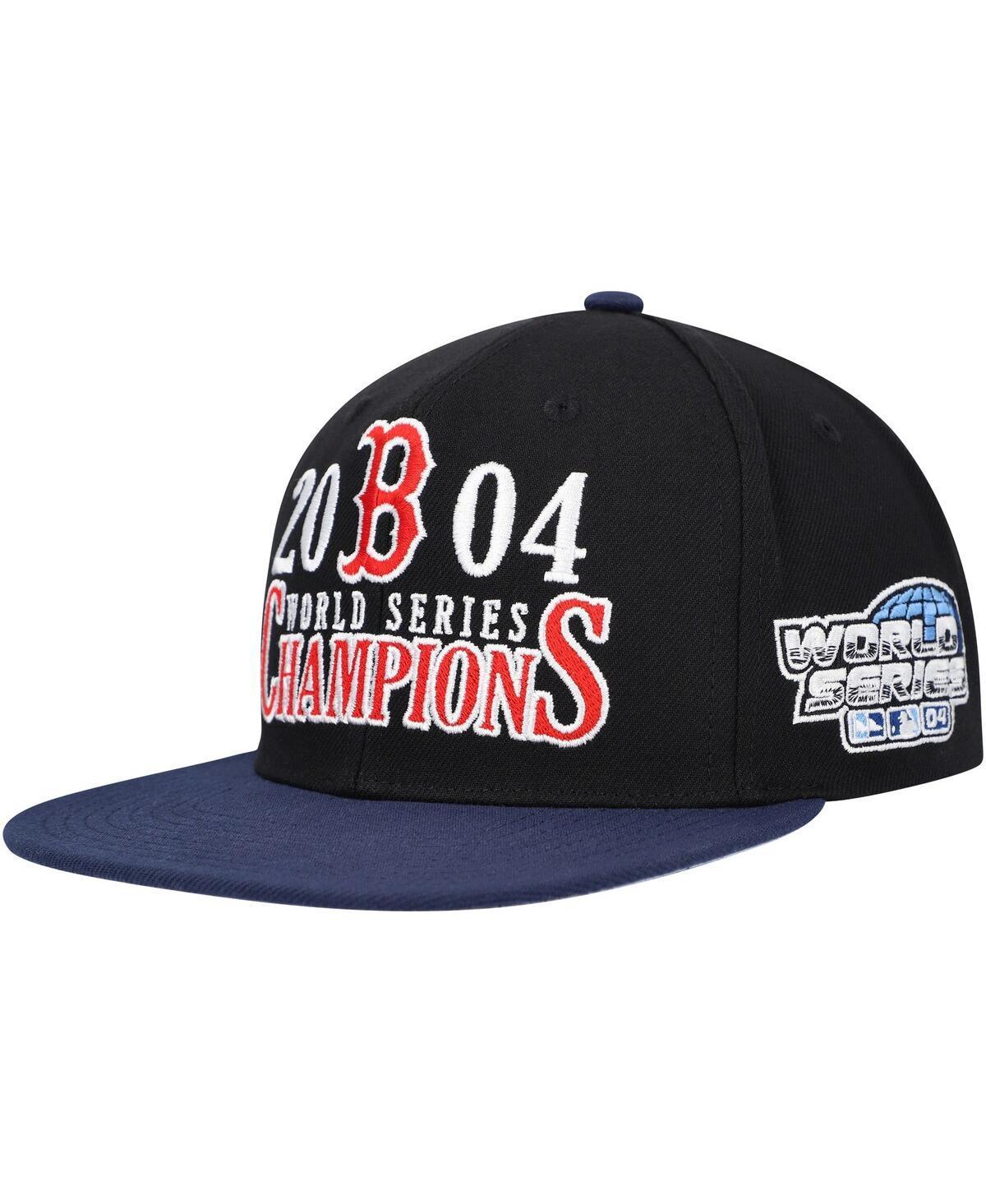 Mens Mitchell & Ness Boston Red Sox World Series Champs Snapback Hat Product Image