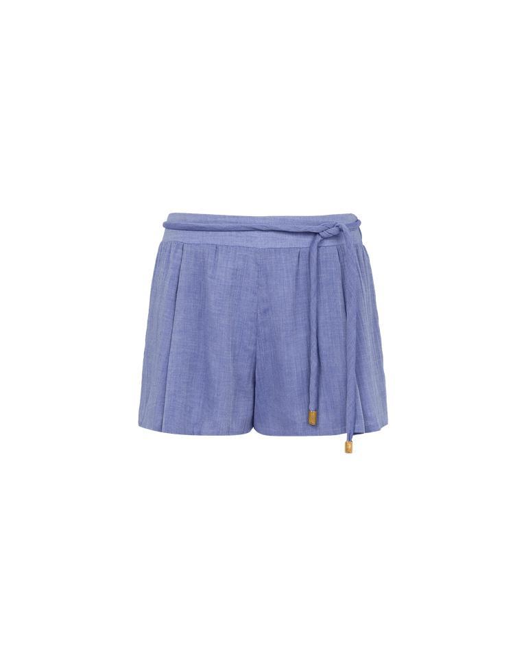 Cassia Cropped Blouse - Sapphire Product Image