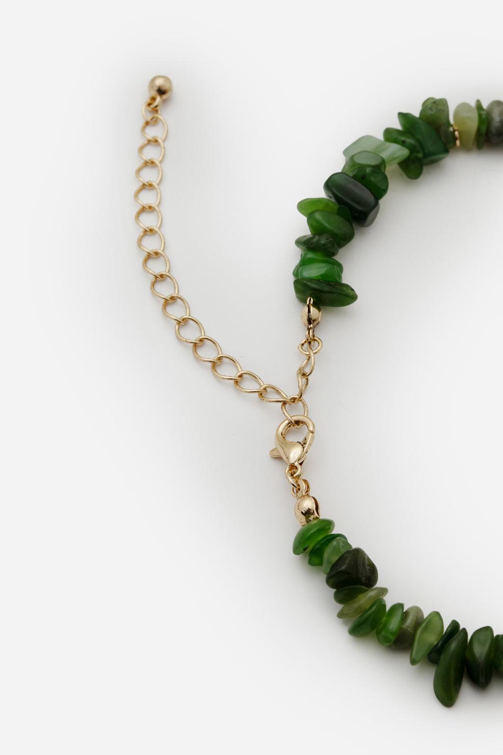 Aurora Gem Choker Necklace - Green Product Image