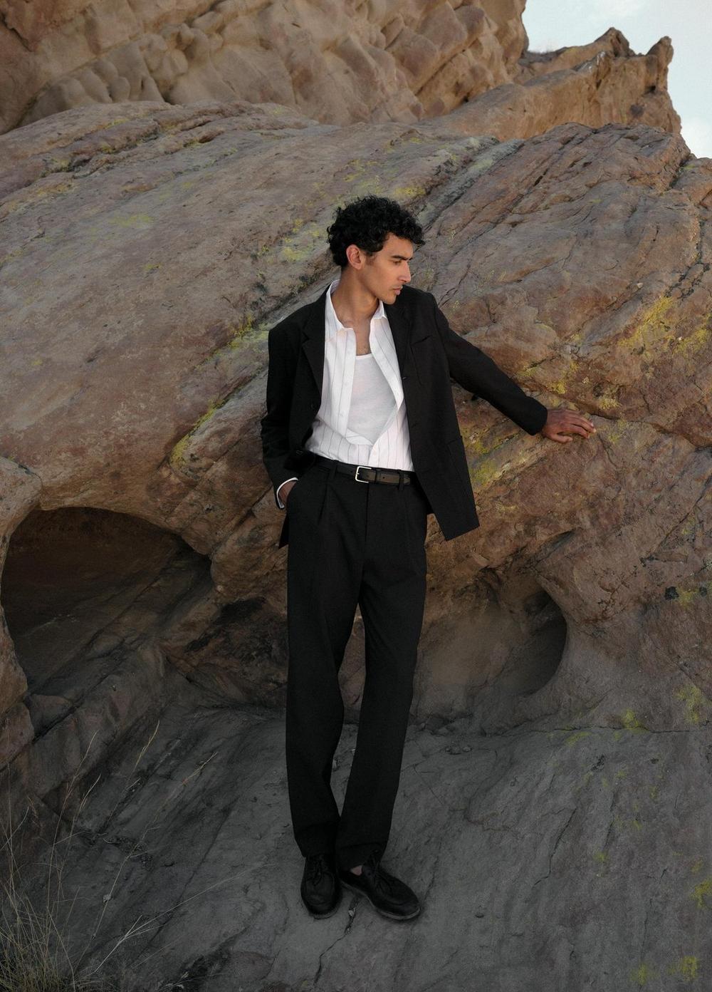 Louie Relaxed Pleated Trouser Product Image