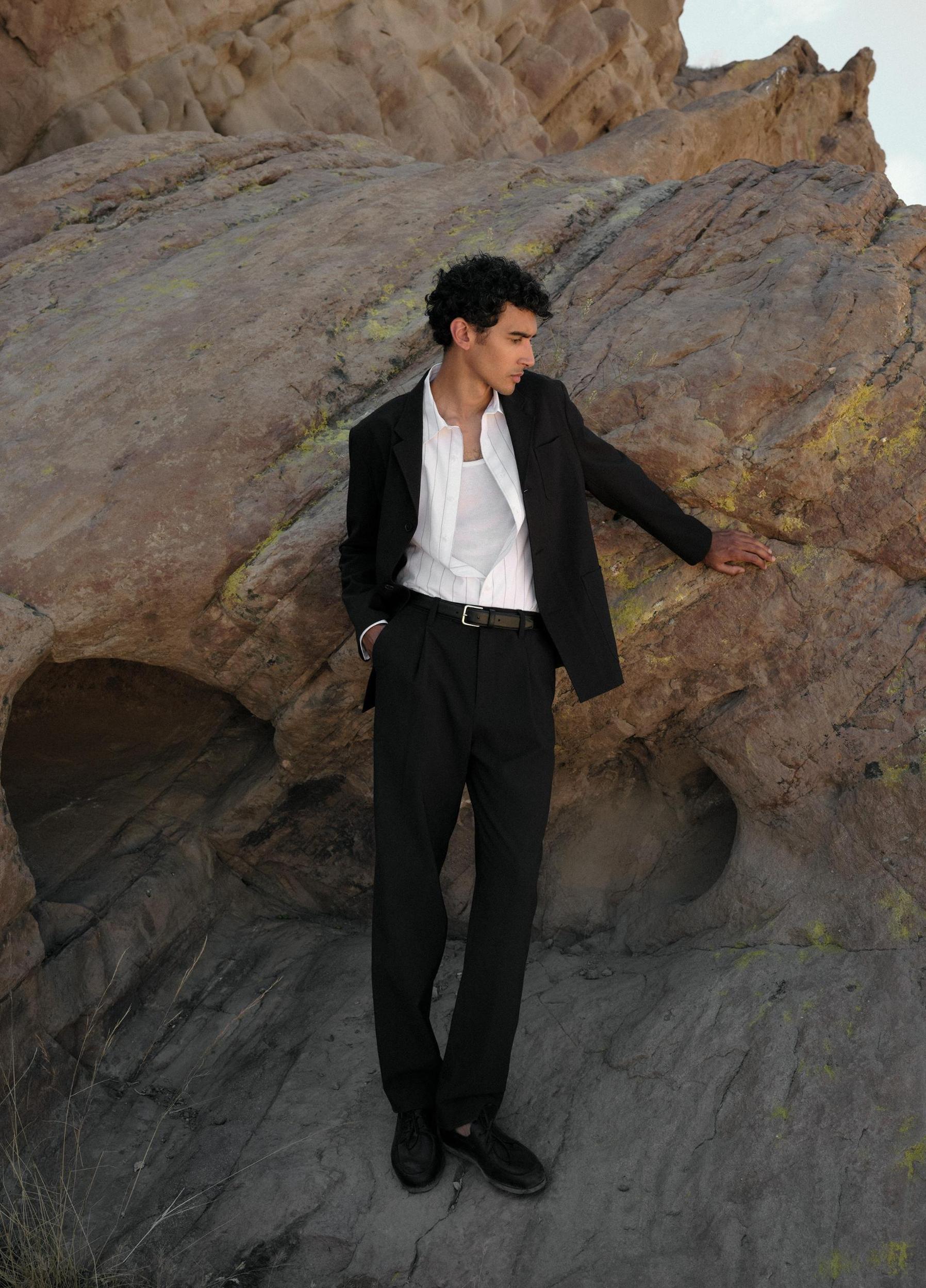 Louie Relaxed Pleated Trouser Product Image