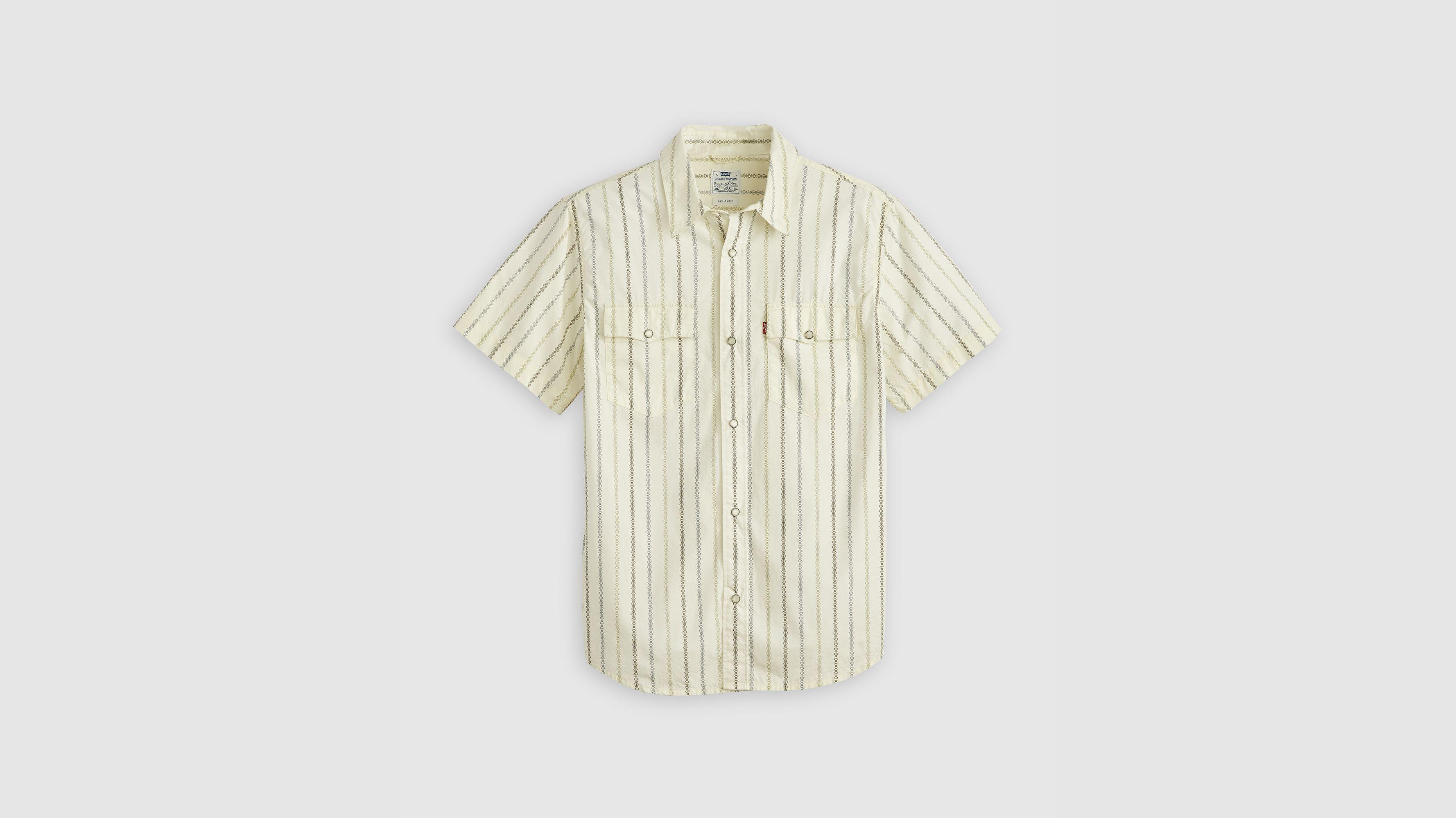 Short Sleeve Relaxed Fit Western Shirt Product Image