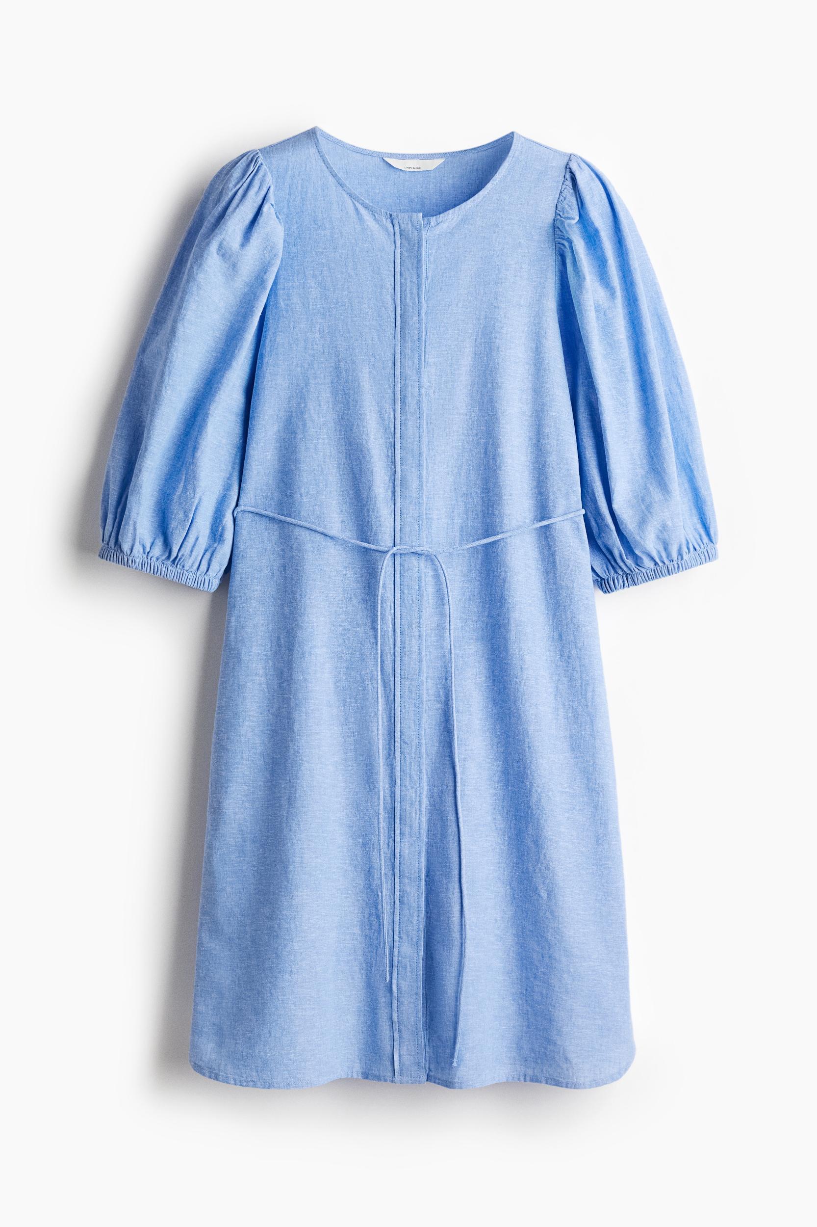 Linen-Blend Dress Product Image