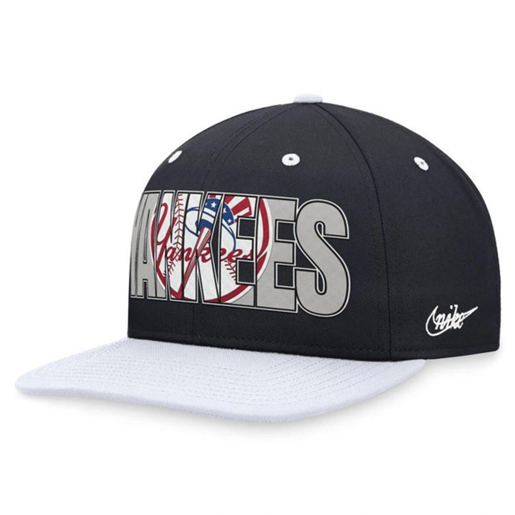 NIKE Navy New York Yankees Cooperstown Collection Pro Snapback Hat Product Image