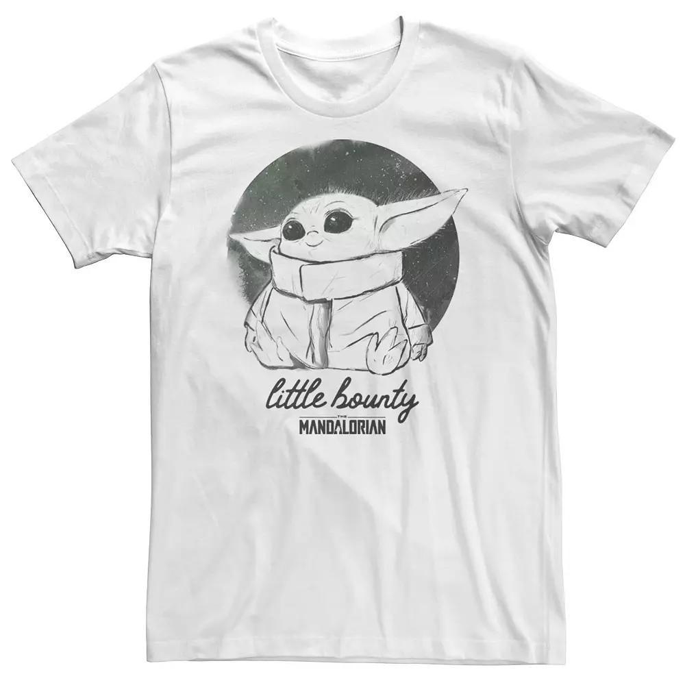 Big & Tall Star Wars The Mandalorian The Child Little Bounty Watercolor Tee, Men's,  Product Image