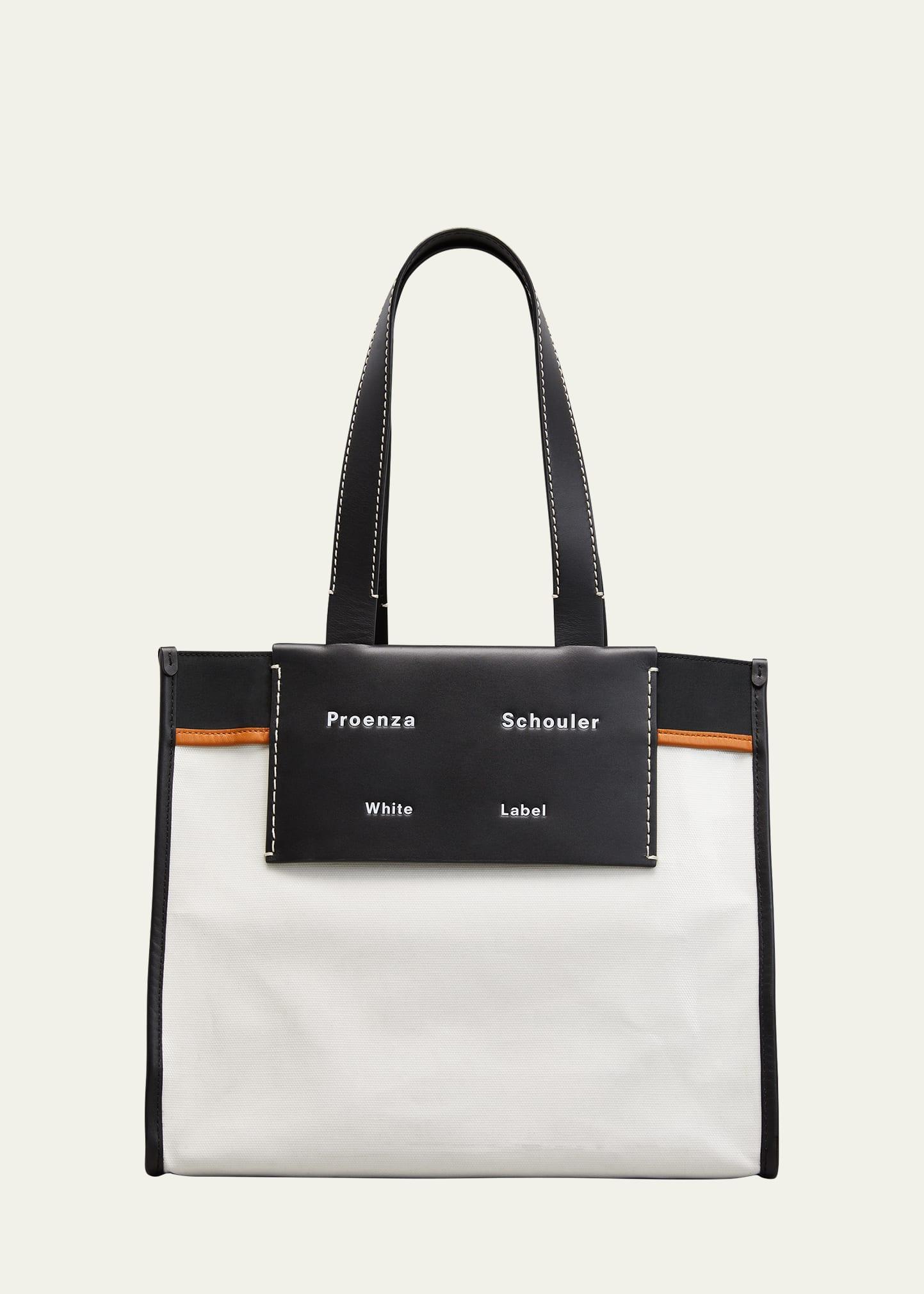 Proenza Schouler White Label Morris Large Coated Canvas Tote Product Image