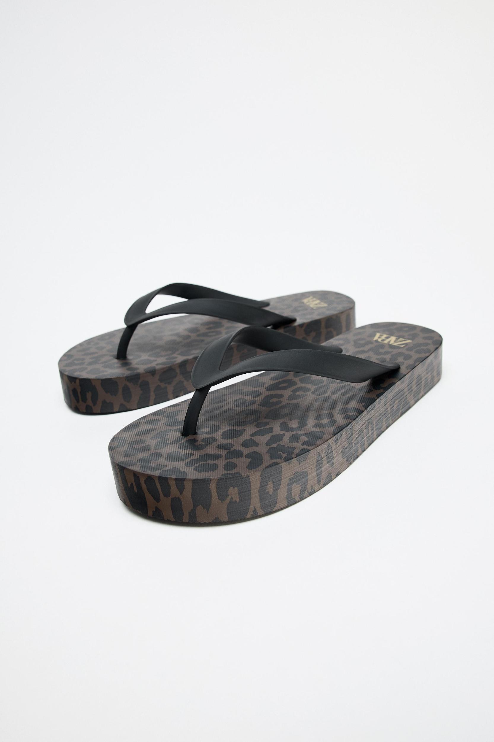 ANIMAL PRINT SANDALS Product Image