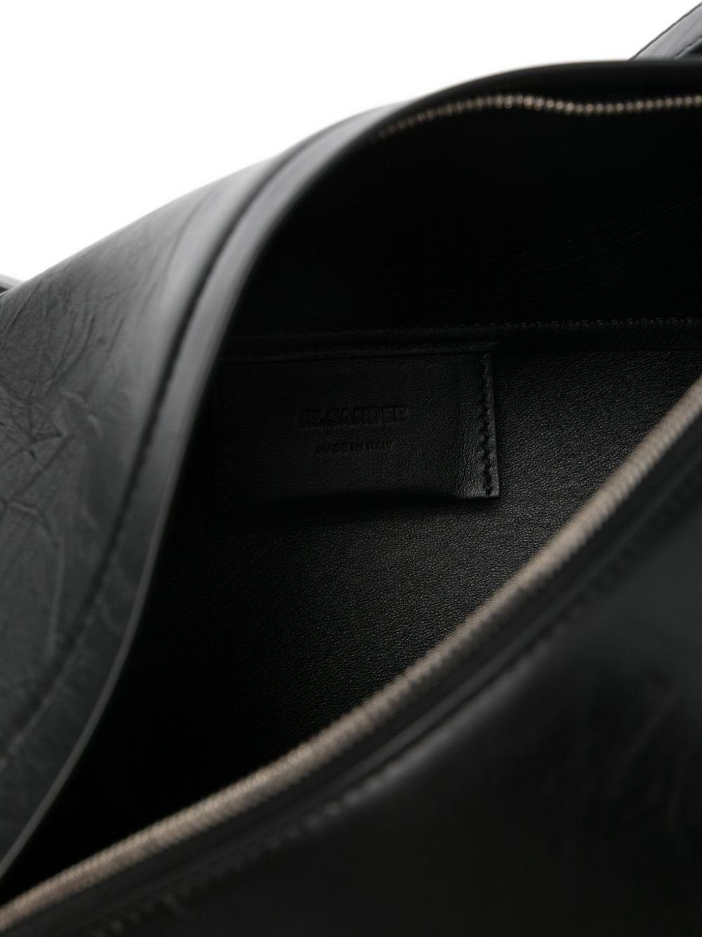 logo-print leather tote bag Product Image