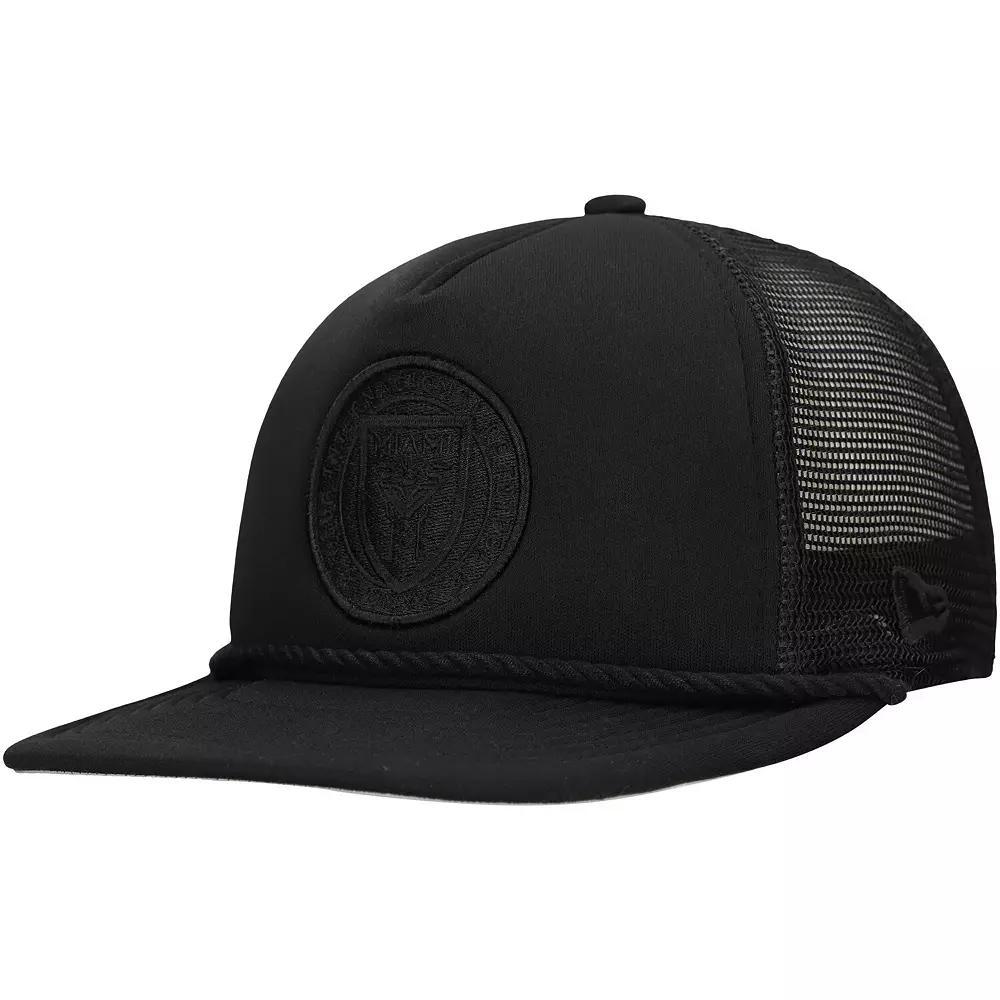 Men's New Era Black Inter Miami CF Active Tone Golfer Snapback Hat, Mls Black Product Image