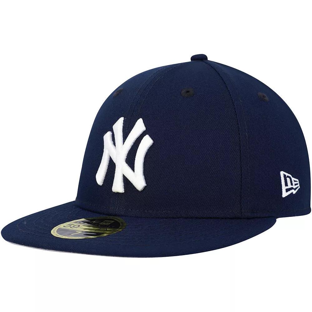 Men's New Era Navy New York Yankees Oceanside Low Profile 59FIFTY Fitted Hat, Size: 7 1/8, Blue Product Image