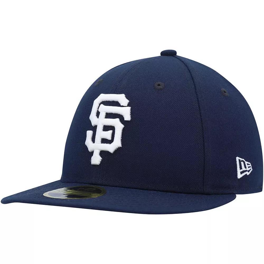 Men's New Era Navy San Francisco Giants Oceanside Low Profile 59FIFTY Fitted Hat, Size: 7, Blue Product Image