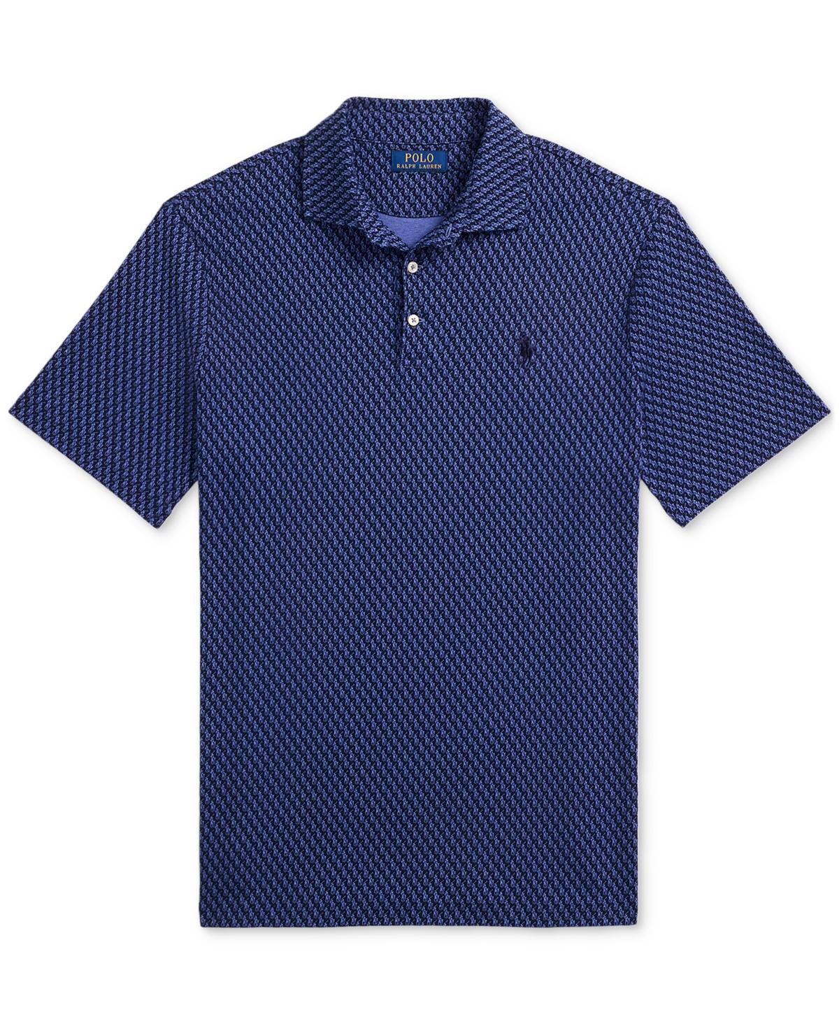 POLO RALPH LAUREN Men's Classic-fit Polo Pony Polo Shirt In Blue Product Image