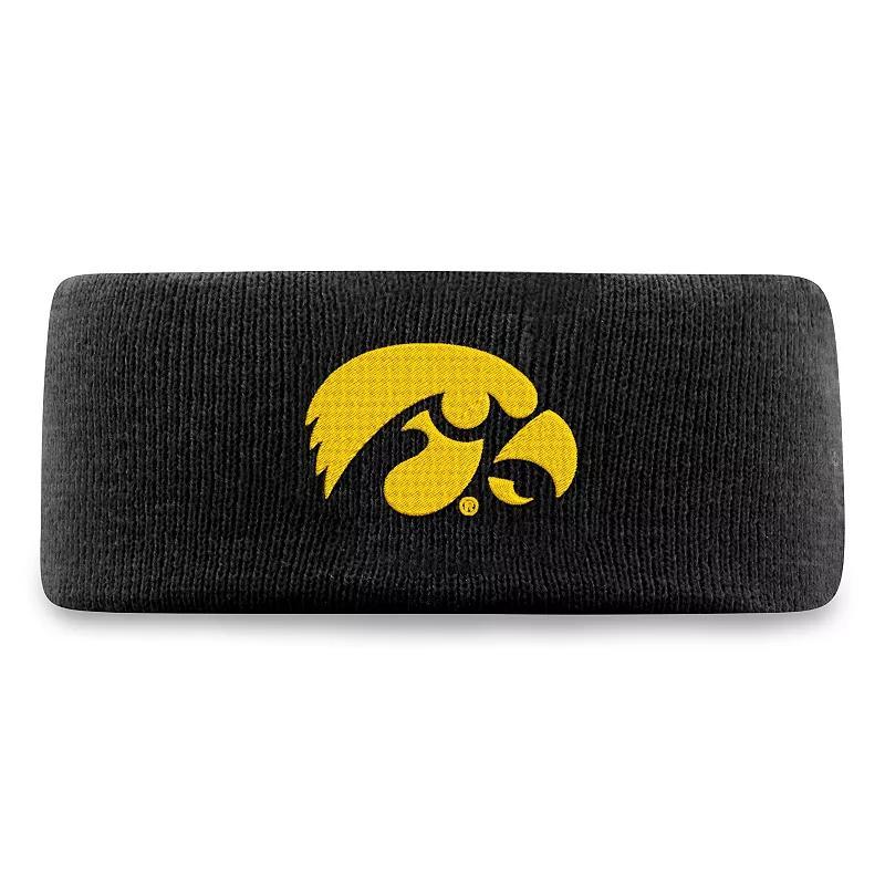 Men's Top of the World Black Iowa Hawkeyes Knit Headband Product Image