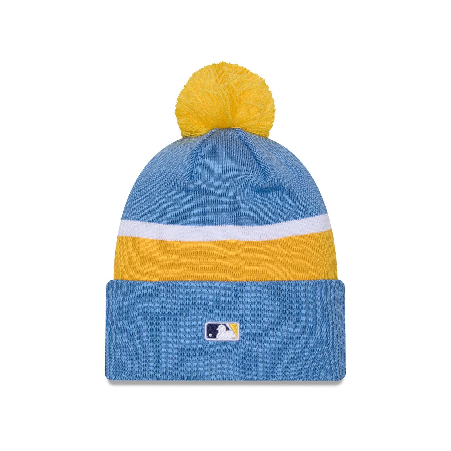 Milwaukee Brewers City Connect Pom Knit Hat Male Product Image