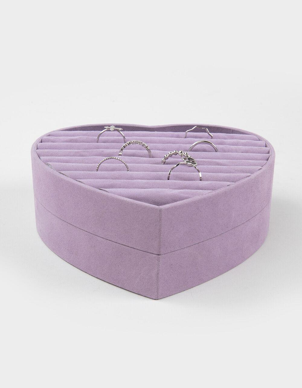 TILLYS HOME Velvet Heart Jewelry Box Product Image