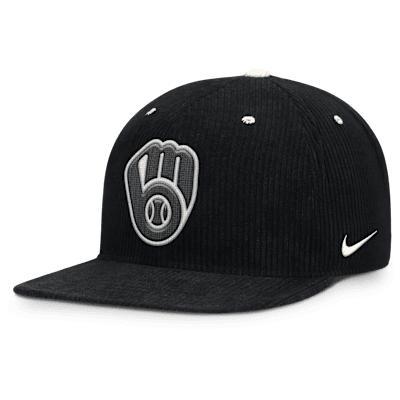 Milwaukee Brewers Pro Nike Mens MLB Adjustable Hat | NB4910DWMZB-KEN Product Image