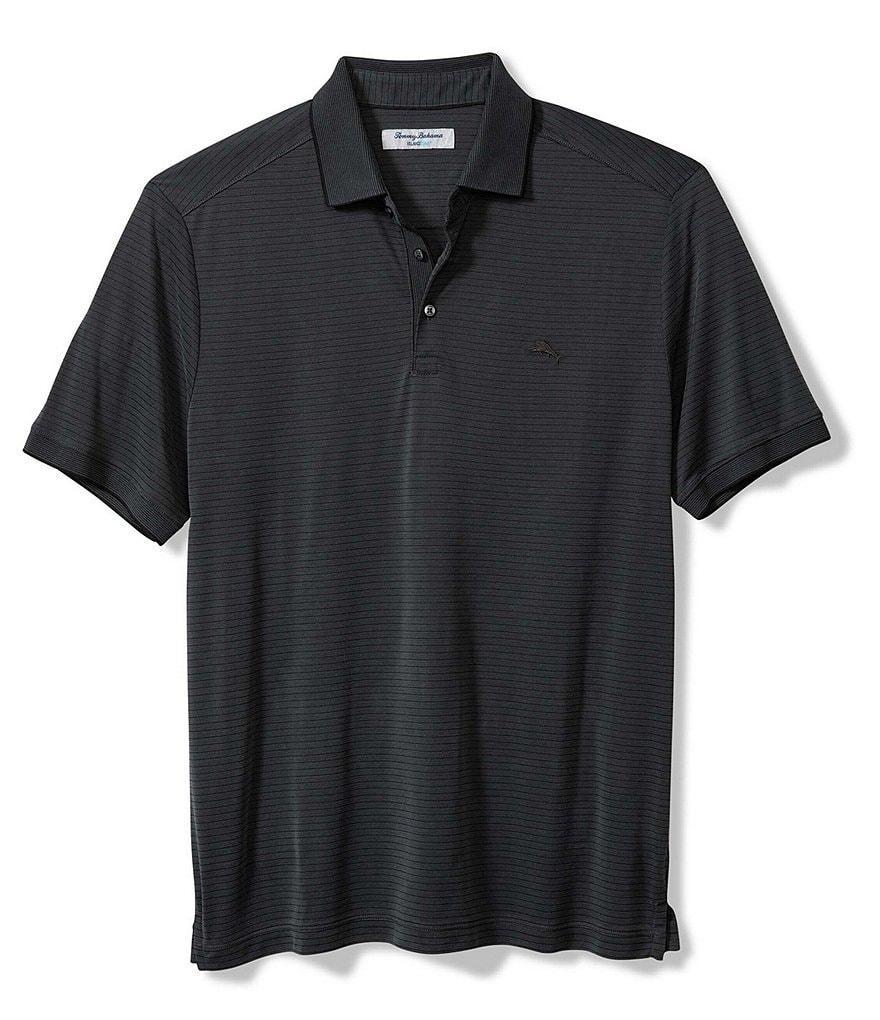 Tommy Bahama Big & Tall Bay Stripe Short Sleeve Polo Shirt Product Image