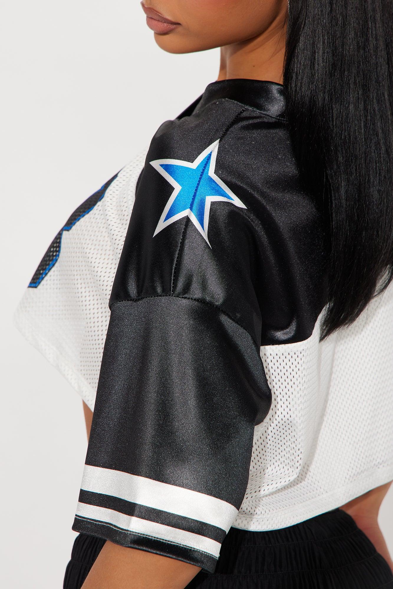 98 Jersey Crop Tee - Black/combo Product Image