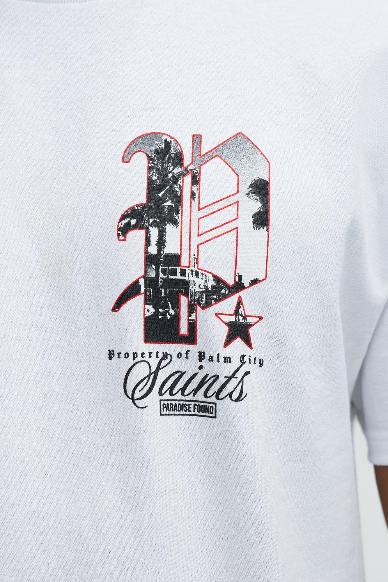 Paradise Found Short Sleeve Tee - White Product Image