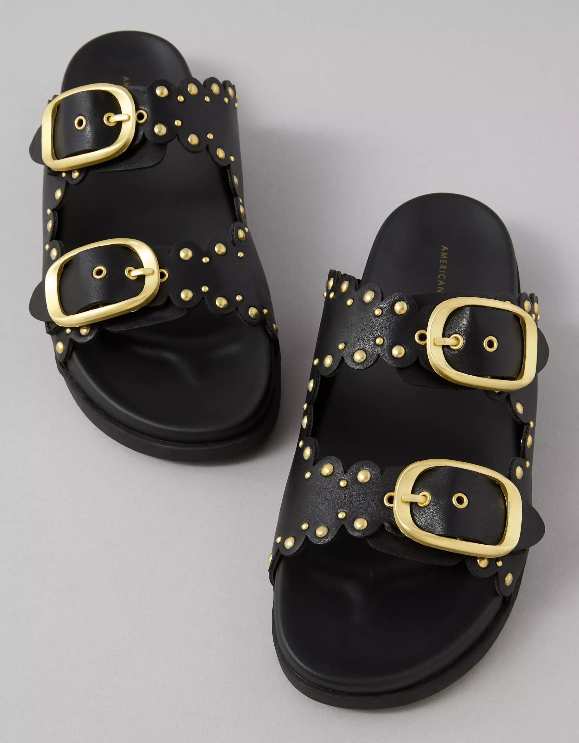AE Studded Double Buckle Sandal Product Image