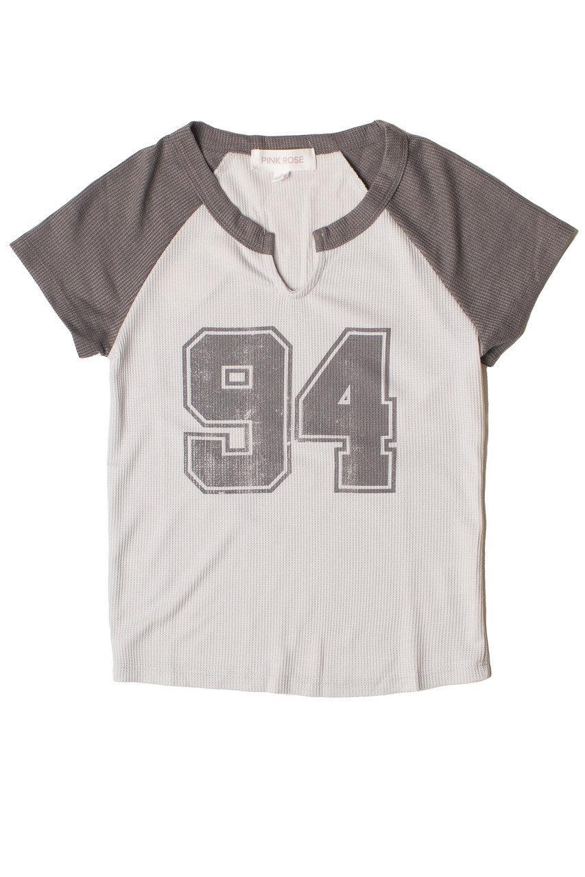 Waffle Knit Raglan Tee Product Image