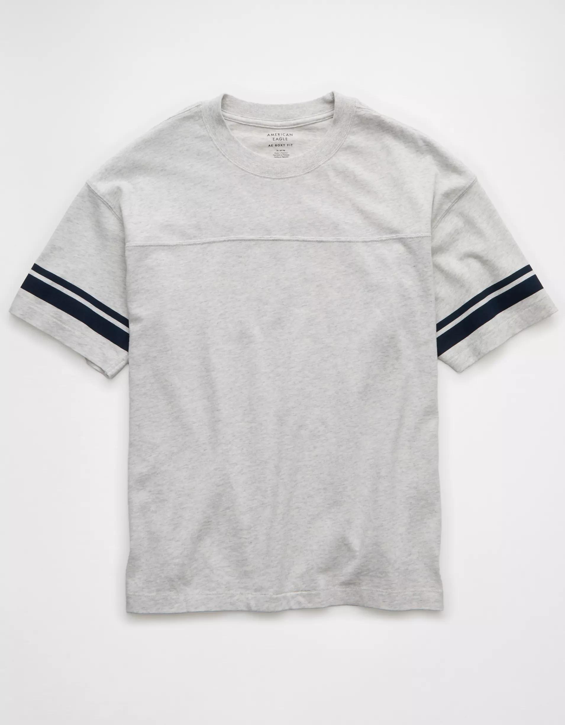 AE Boxy Sueded Football T-Shirt Product Image