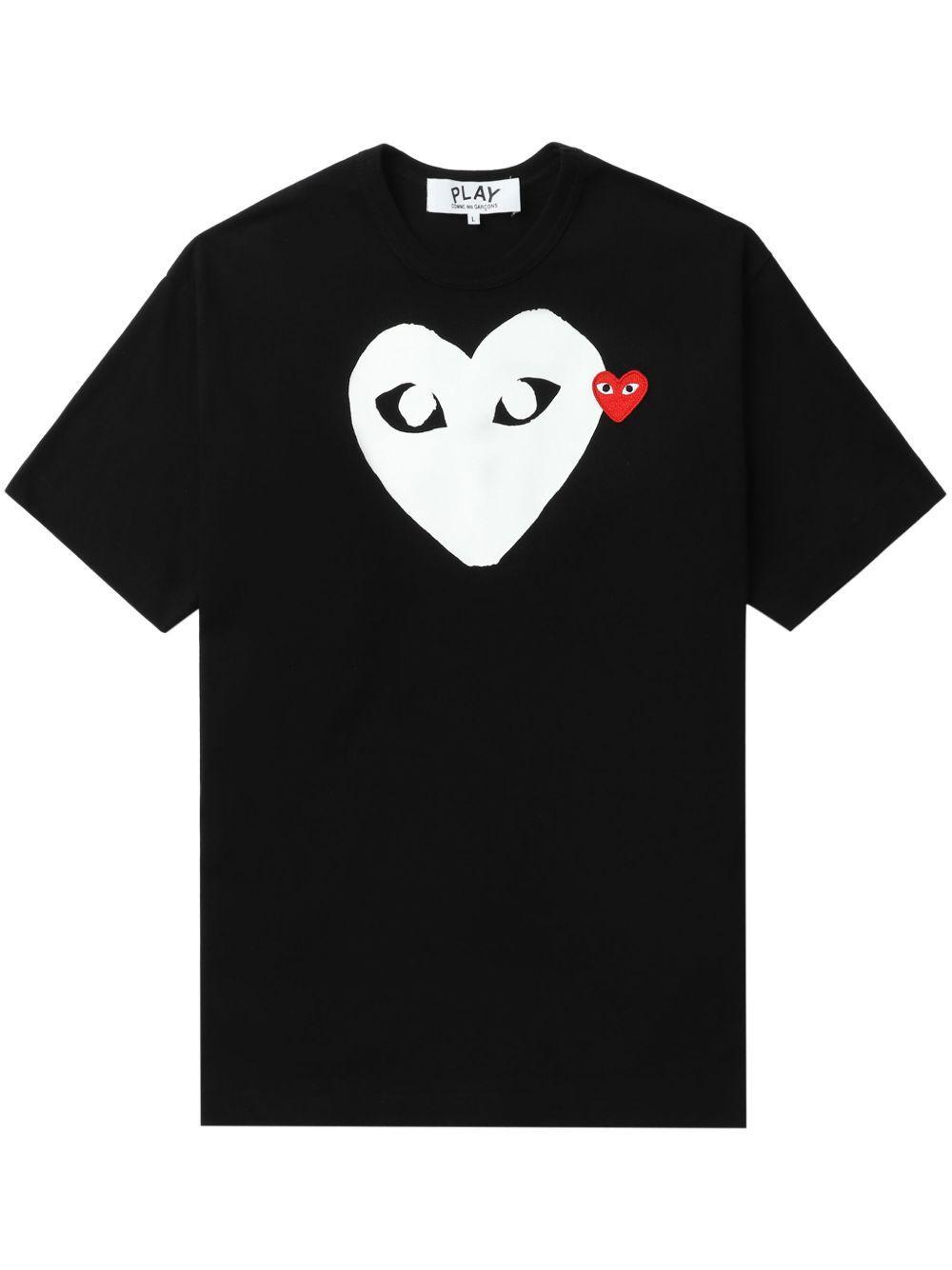 Heart Logo cotton T-shirt Product Image