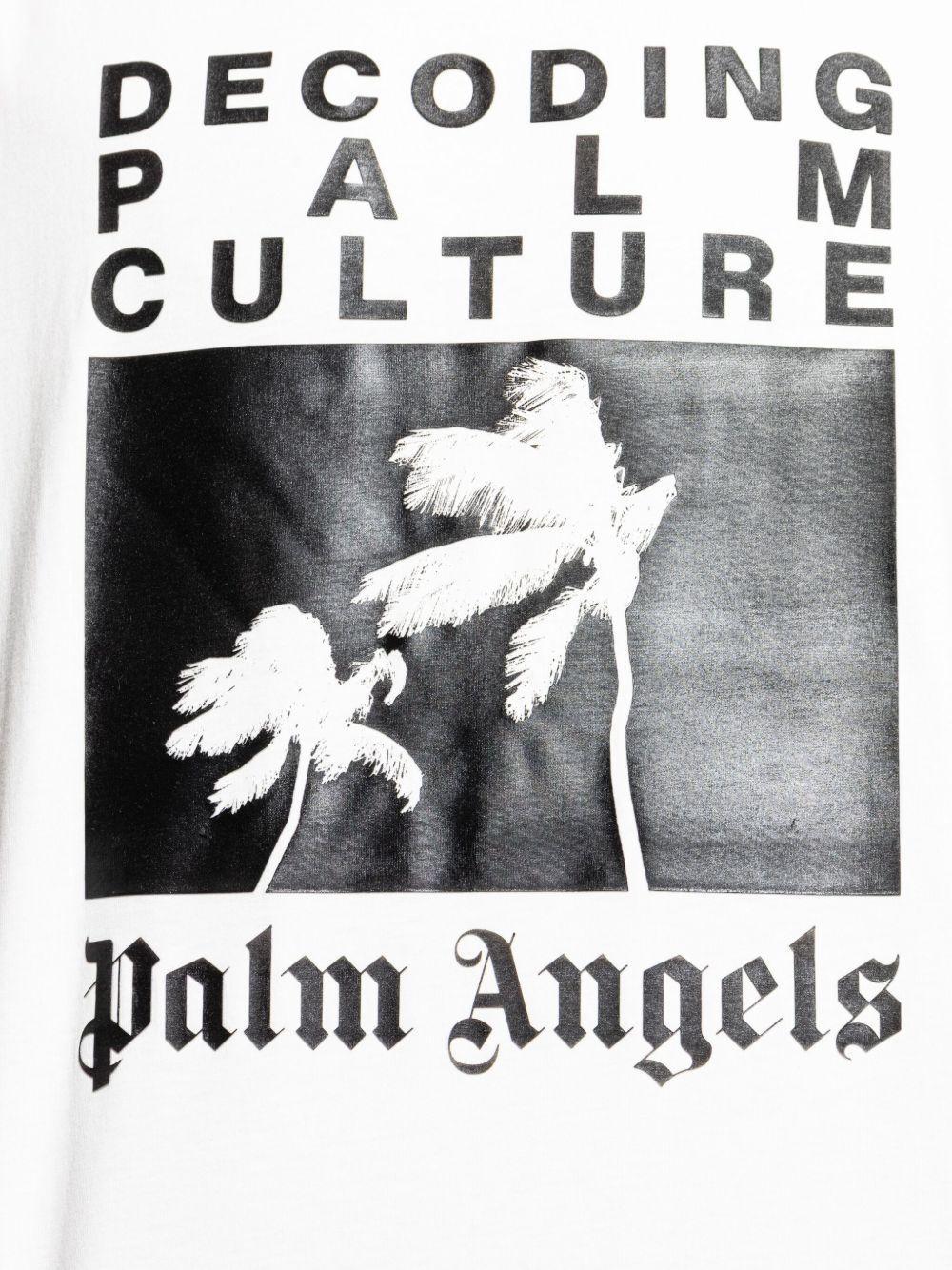 palm-tree print T-shirt Product Image